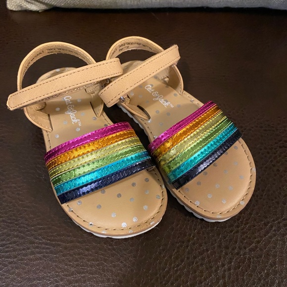cat and jack rainbow sandals